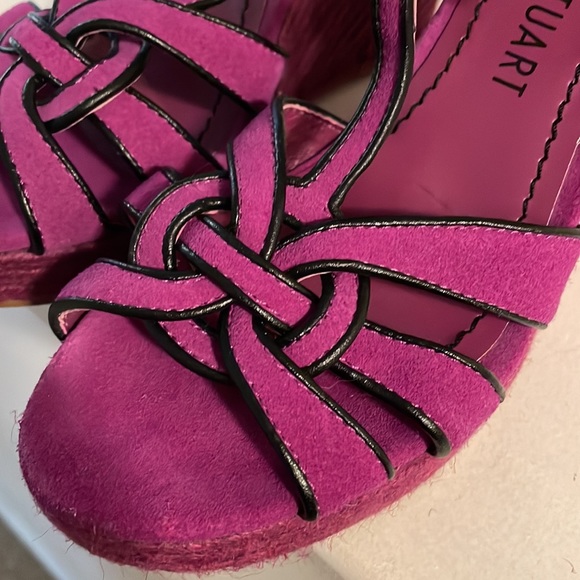 Colin Stuart purple espadrilles size 8.5 sandal - Picture 5 of 5